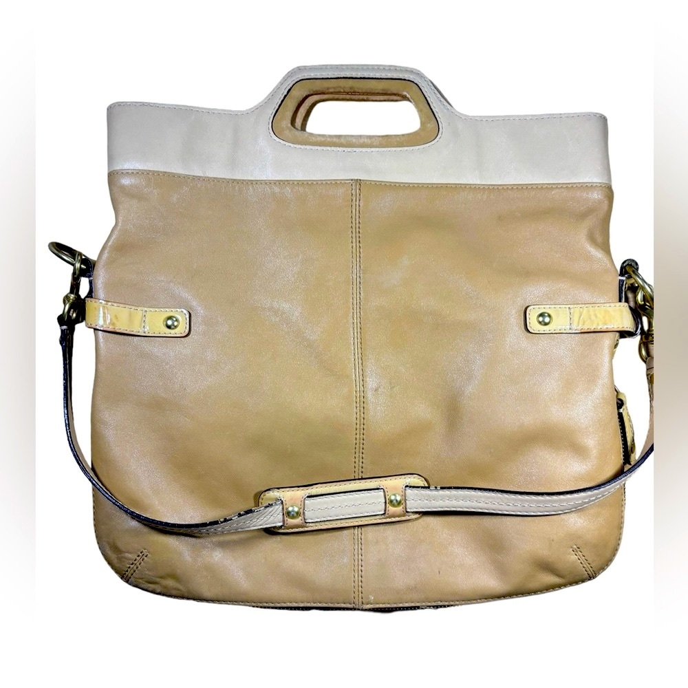 GUC COACH BONNIE FOLD OVER TOTE/CROSSBODY